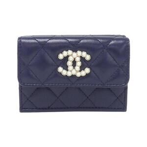 CHANEL Authentic Blue Wallet